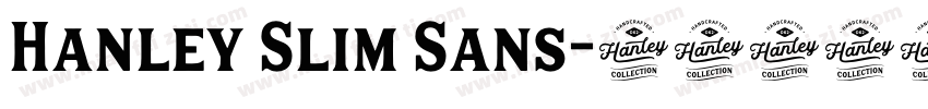 Hanley Slim Sans字体转换